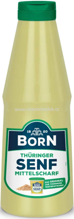 Born Thüringer Senf Mittelscharf, 1000 ml