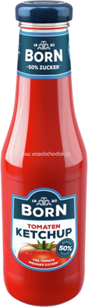 Born Tomaten Ketchup, 50% Weniger Zucker, 450 ml