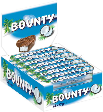 Bounty Riegel Vollmilch Box 24x57g, 1368g