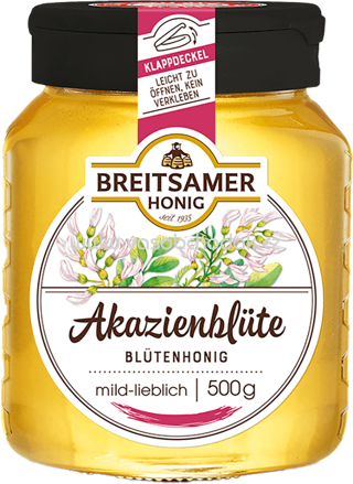 Breitsamer Honig Akazienblüte, 500g