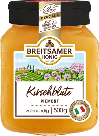 Breitsamer Honig Kirschblüte aus dem Piemont, cremig, 500g