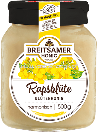 Breitsamer Honig Rapsblüte, cremig, 500g