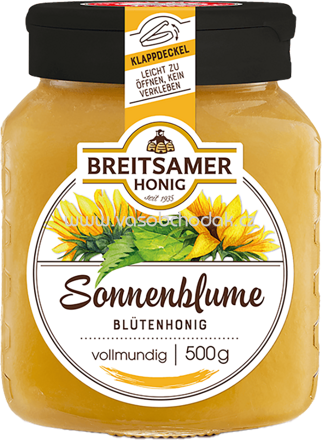 Breitsamer Honig Sonnenblume, cremig, 500g