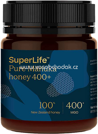 Breitsamer Honig SuperLife Pure Manuka Honig aus Neuseeland MGO 400+, 250g