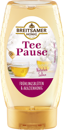 Breitsamer Honig Tee Pause, flüssig, spenderflasche, 350g