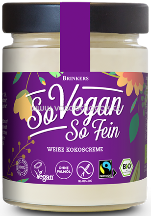 Brinkers So Vegan So Fein Weiße Kokoscreme, 270g