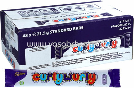 Cadbury Curly Wurly, 48x21,5g, 1032g