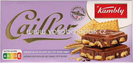 Cailler Kambly Alpenmilchschokolade, 180g