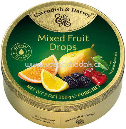 Cavendish & Harvey Mixed Fruit Drops, 200g