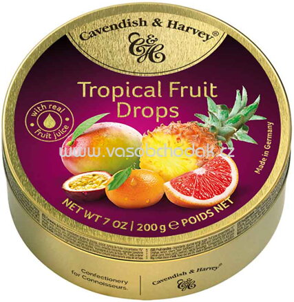 Cavendish & Harvey Tropical Fruit Drops, 200g