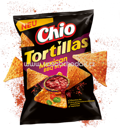Chio Tortillas Mexican BBQ Style, 110g