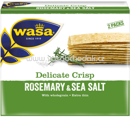 Wasa Knäckebrot Delicate Crisp Rosmary & Sea Salt 190g