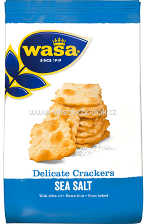 Wasa Knäckebrot Delicate Thin Crackers Sea Salt 180g