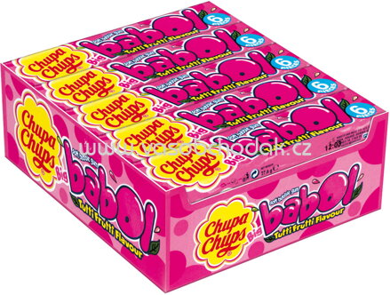 Chupa Chups Big babol Tutti Frutti, 20x6 St, 552g