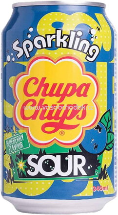 Chupa Chups Sparkling Blueberry Sour, 345 ml