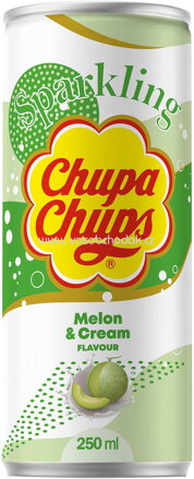 Chupa Chups Sparkling Melon & Cream, 250 ml