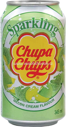 Chupa Chups Sparkling Melon & Cream, 345 ml