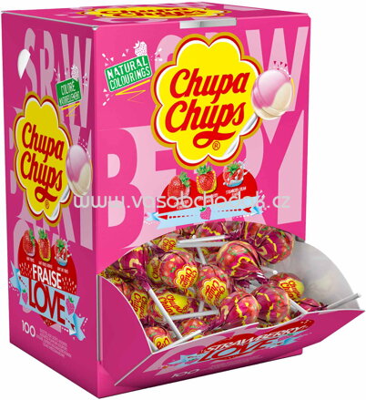 Chupa Chups Strawberry Love, 150 St, 1800g
