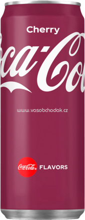 Coca Cola Zero Sugar - Cherry, 330 ml