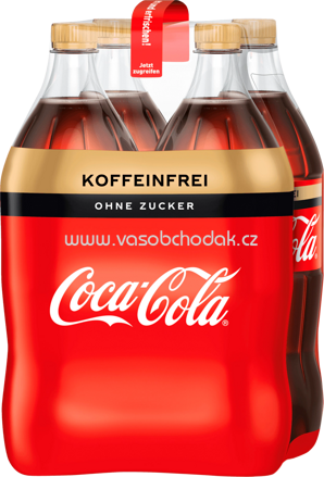 Coca Cola Zero Koffeinfrei, 1000 - 1500 ml