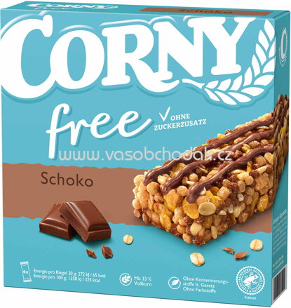 Corny Free Schoko, 6x20g