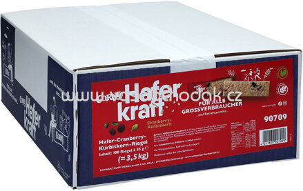 Corny Haferkraft Cranberry-Kürbiskern, 100x35g, 3,5 kg