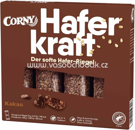 Corny Haferkraft Kakao, 4x35g