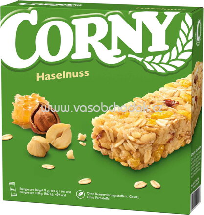 Corny Classic Haselnuss, 6x25g