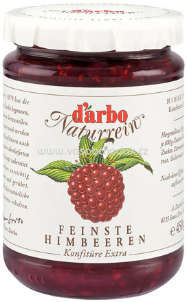 d'arbo Feinste Himbeer Konfitüre, 450g
