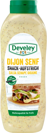 Develey Dijon Senf Snack Aufstrich, 875 ml