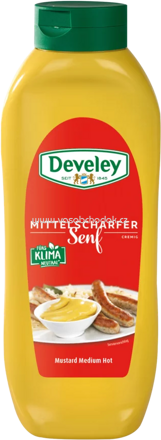 Develey Senf Mittelscharf, 875 ml