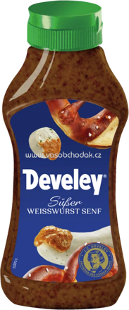 Develey Original Münchner Weißwurst Senf Squeeze, 300 ml