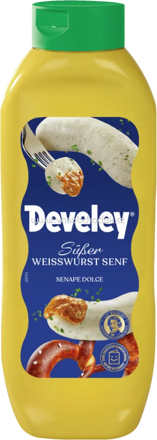 Develey Original Münchner Weißwurst Senf, 875 ml