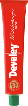 Develey Senf Mittelscharf Tube, 200 ml