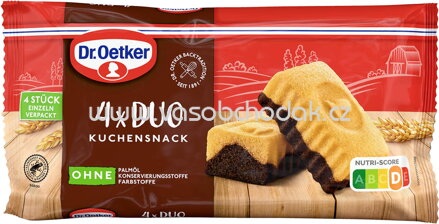 Dr.Oetker Fertiger Kuchensnack Duo, 4 St, 140g