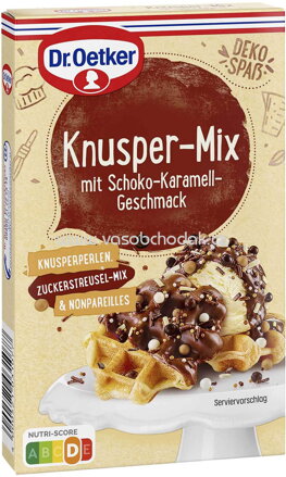 Dr.Oetker Knusper Mix mit Schoko-Karamell Geschmack, 60g