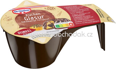 Dr.Oetker Kuchen Glasur Dunkel im Becher, 125g