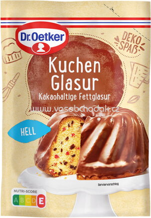 Dr.Oetker Kuchen Glasur Hell, 150g