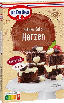 Dr.Oetker Schoko Dekor Herzen, 47g