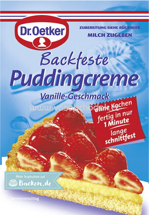 Dr.Oetker Backfeste Puddingcreme, 40g