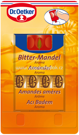 Dr.Oetker Bitter Mandel Aroma, 4 St, 8 ml