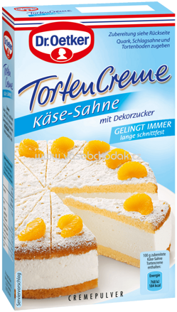 Dr.Oetker Tortencreme Käse Sahne, 150g