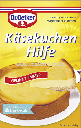 Dr.Oetker Käsekuchen Hilfe, 58g