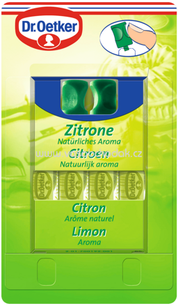 Dr.Oetker Natürliches Zitronen Aroma, 4 St, 8 ml