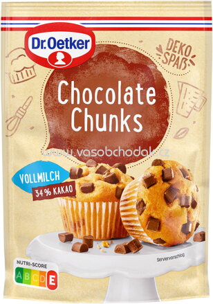 Dr.Oetker Chocolate Chunks Vollmilch, 100g