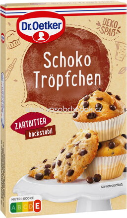 Dr.Oetker Schoko Tröpfchen Zartbitter, 75g