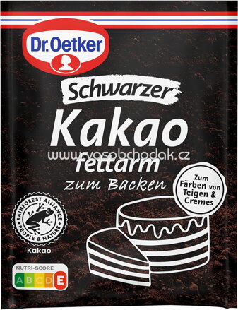 Dr.Oetker Schwarzer Kakao zum Backen, 30g