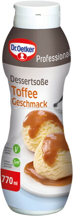 Dr.Oetker Professional Dessertsoße Toffee Geschmack, 770 ml