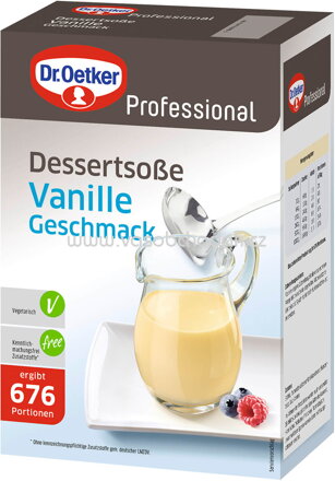 Dr.Oetker Professional Dessertsoße Vanille Geschmack, 1 kg