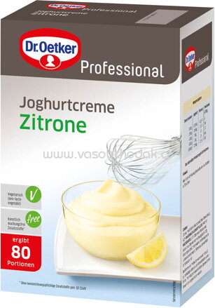 Dr.Oetker Professional Joghurtcreme Zitrone, 1 kg